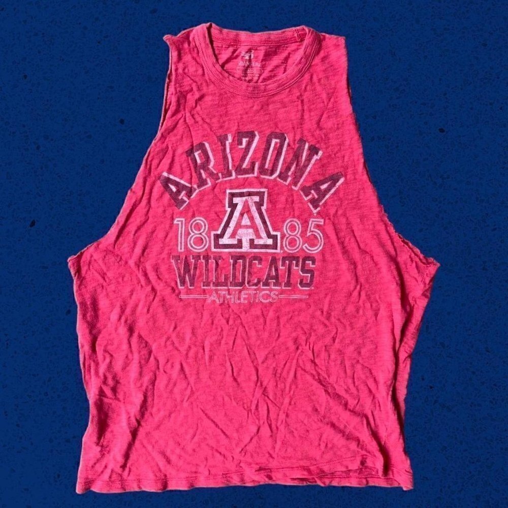 U of A Arizona ncaa college crop tank shirt